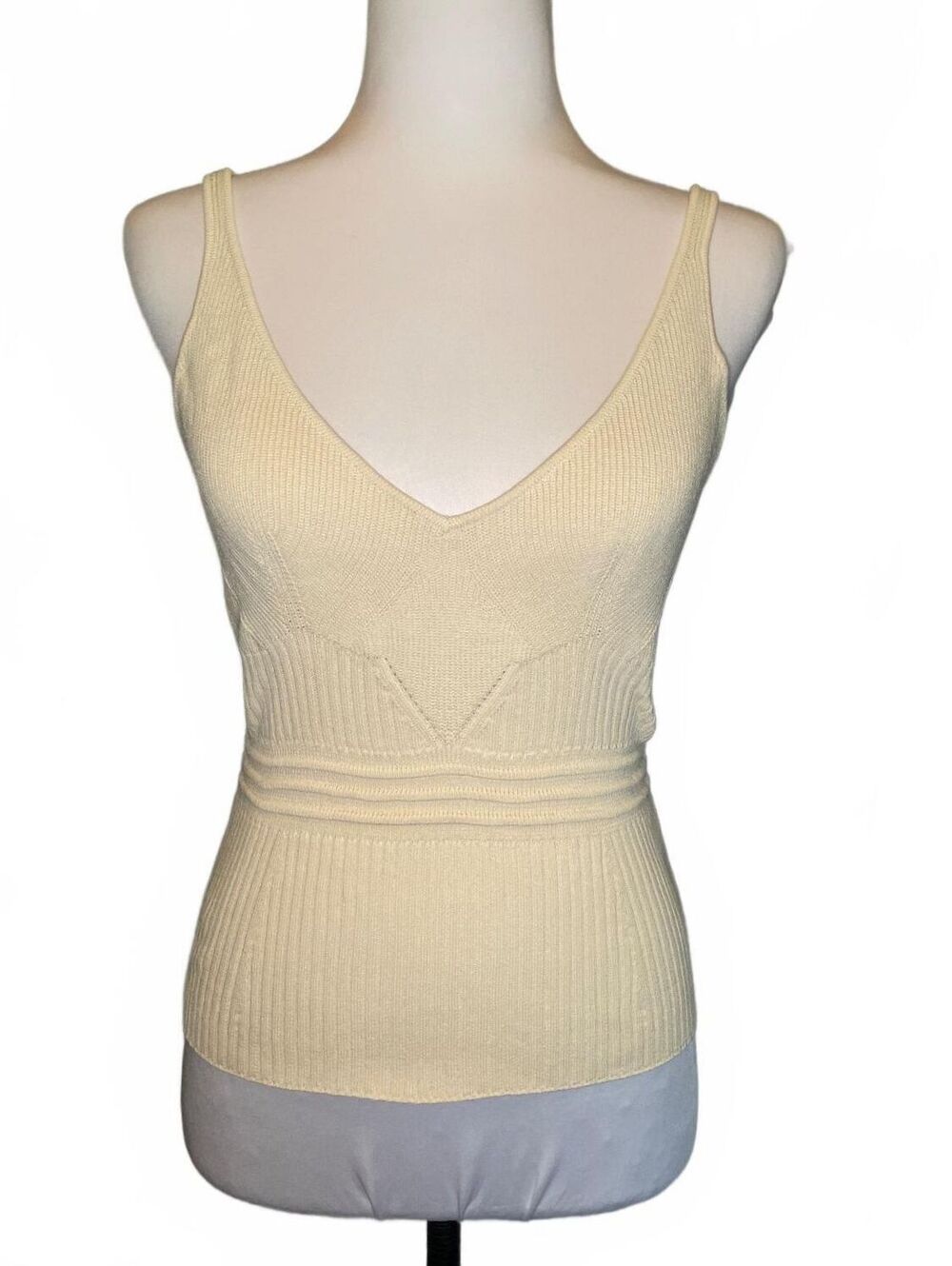 Baum und Pferdgarten Cream Knit Tank Top Medium NWT Scandinavian Minimalist